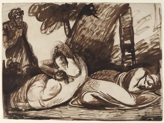 Cimon und Iphigenia: Szene aus Boccaccios Decameron