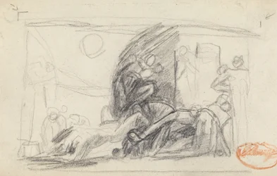 Figurenkompositionsstudie 4