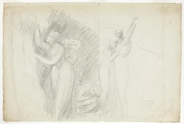 Prospero, Miranda und Caliban, aus Der Sturm