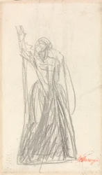 Stehende Figur, Wahrscheinlich für Lady Macbeth