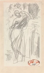 Stehende Frau