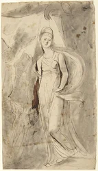 Studie für das Porträt von Elizabeth Warren, Viscountess of Bulkeley, als Hebe