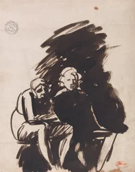 Studie von zwei Figuren