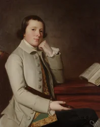 Junger Mann mit Flöte, späte 1760er