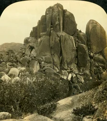 Cathedral Rock, Buffalo Ranges, Victoria, Australien, um 1909