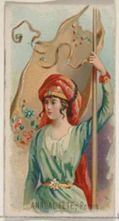 Jährliches Fest, Persien, aus der Feiertagsserie N80 für Duke-Zigaretten, 1890