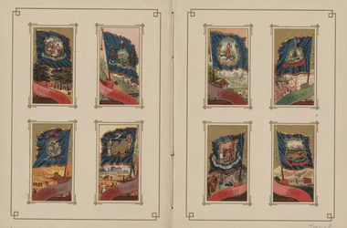 Flaggen aller Nationen und der Vereinigten Staaten von Amerika - Seiten 29 und 30, 1887