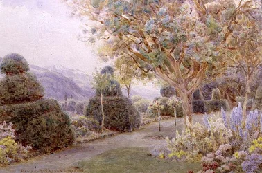 Schloss de la Cour, Rhonetal