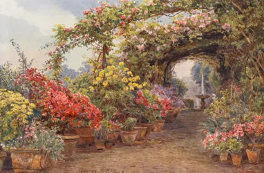 Italienische Gärten: Eine Florentiner Terrasse