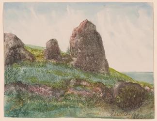 Landschaft mit Felsen
