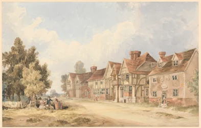 Das Dorf Chiddingstone, Kent