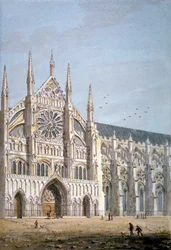 Nordtür der Westminster Abbey, London