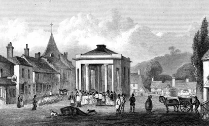 Westerham, Kent, graviert von H. Adlard, 1832