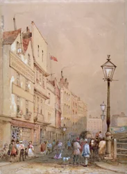 Ansicht des Smithfield-Marktes, City of London