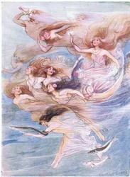 Königin Galatea, aus Die Helden, veröffentlicht von George Allen und Unwin 1929