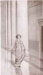 Die Drachenzähne: Kadmos sah eine weibliche Figur, wunderbar schön und mit einem königlichen Gewand geschmückt