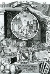 Exlibris von Lord Harley, 1741