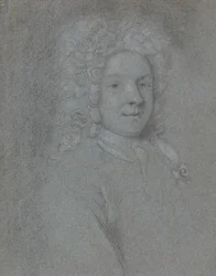 Porträt von John Dixon, nach rechts blickend