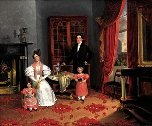 Die Familie von John Q. Aymar, ca. 1833