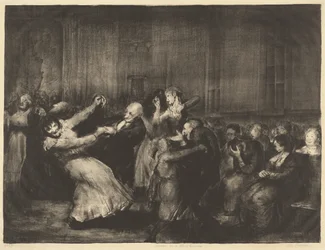 Tanz in einem Irrenhaus, 1917