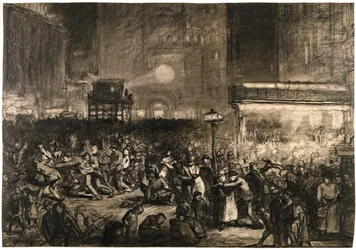 Wahlnacht Times Square