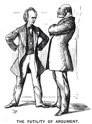 Karikatur mit dem Titel 