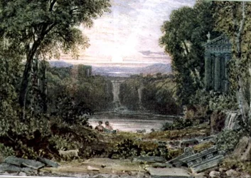 Sonnenuntergang, Tivoli