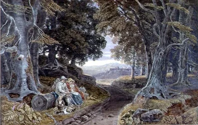 Müde Wanderer