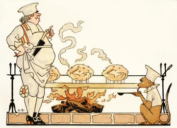 Braten am Spieß
