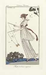 Robe de Linon Imprimé, aus Costumes Parisien, veröffentlicht 1913