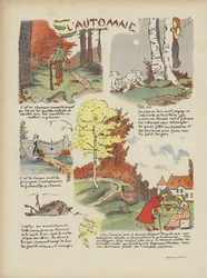 Herbst. Illustration für Le Rire