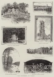 Die Umgebung von Paris