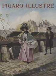 Zögern. Titelblatt von Le Figaro Illustré, Oktober 1897