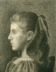 Porträt von Berthe Serruys