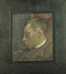 Porträt von Émile Verhaeren 1855-1918, 1900