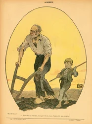 La Baionnette, Satirisch in Farben