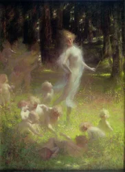 Fee und Kobolde im Unterholz