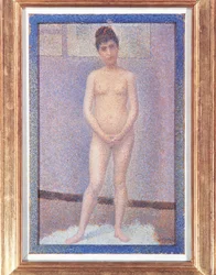 Modell von vorne (Poseuse de face)