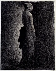 Der schwarze Knoten. Um 1882. Maße: 0,31 x 0,23 m. Paris, Musée d