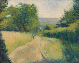 Der versunkene Weg; Le Chemin creux, 1882