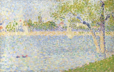 Die Seine von der Grande Jatte aus gesehen