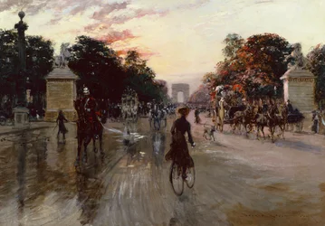 Die Champs Elysees, Paris