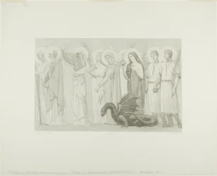 Pastorales Leben der Heiligen Genoveva (rechtes Panel)