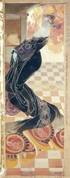 Dame im schwarzen Kleid, ca. 1900