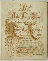 Ohne Titel [Für Auld Lang Syne], 1855-1868