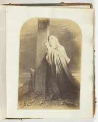 Ohne Titel, [Illustration mit biblischem Zitat]