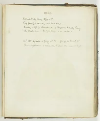Ohne Titel [Seite mit Text zu Broadlands], 1868