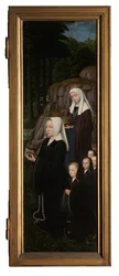 Rechtes Panel der Taufe Christi, ca. 1502-08