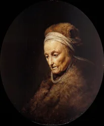 Porträt von Rembrandts Mutter