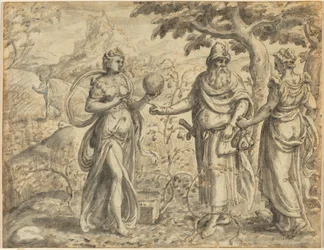 Der Samen unter den Dornen, aus dem Gleichnis vom Sämann, um 1573